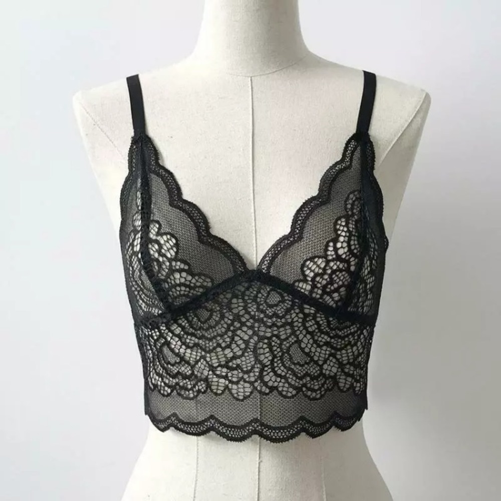 White Lace Bralette - Picture 2 of 4
